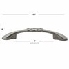 Gliderite Hardware 3 in. Center to Center Pewter Braided Cabinet Pull, 25PK 83063-BP-25